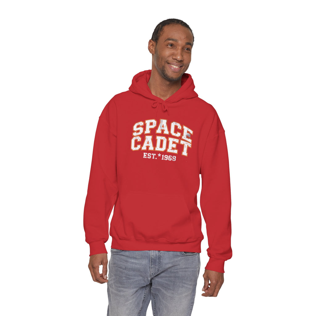 Space Cadet Hoodie - 'Space Cadet Est. 1969' Vintage Astronaut Pullover