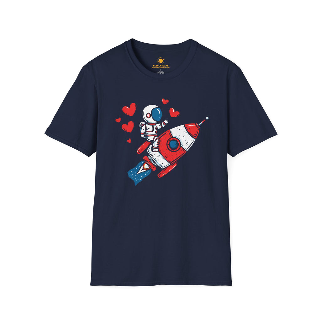 Astronaut Love T-Shirt — Cute Rocket Valentine Tee