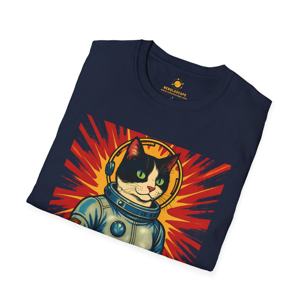 Astrocat Felicette T-Shirt — Retro Space Cat Graphic Tee