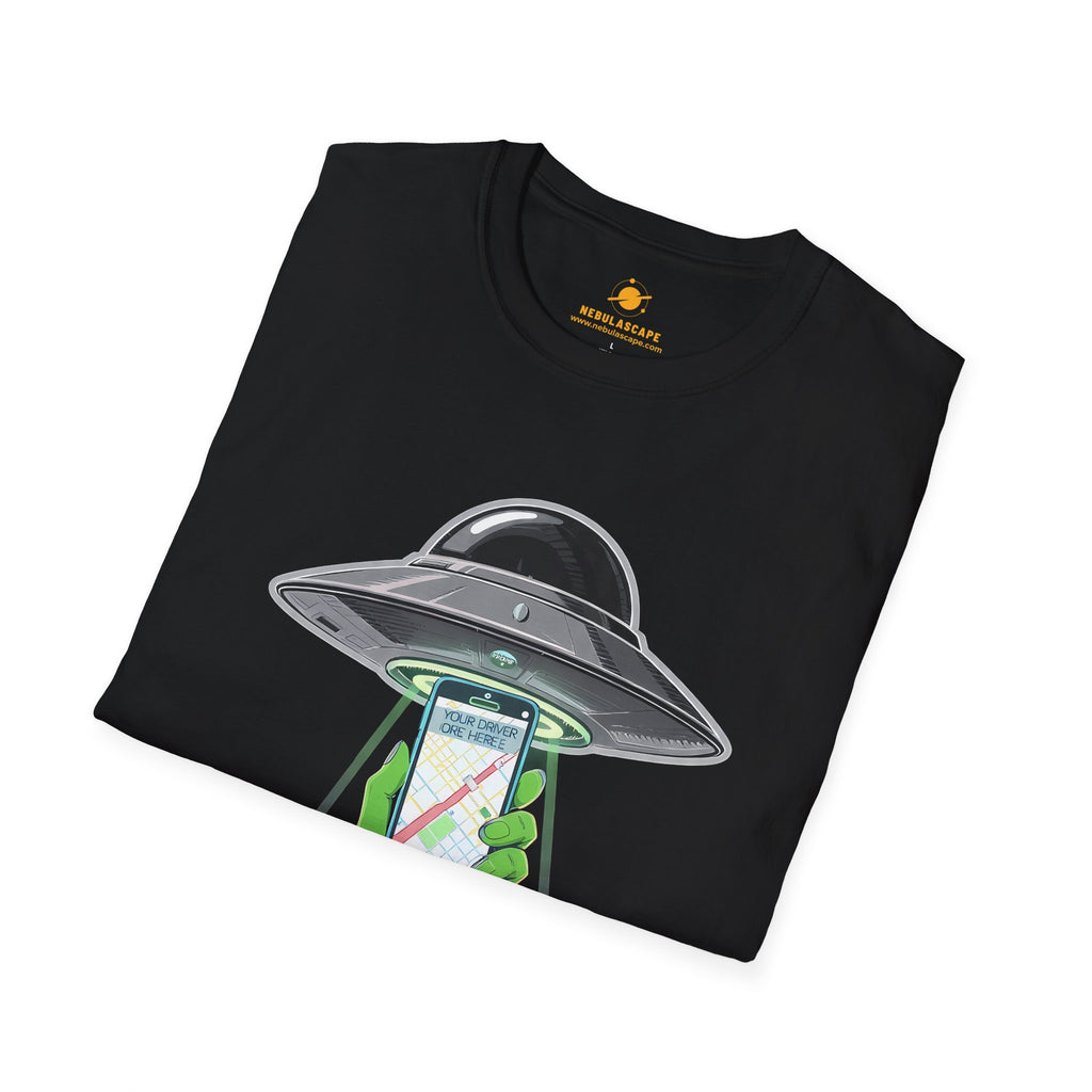 Alien Abduction Graphic Tee — "5 Star Abuction" UFO Phone Design