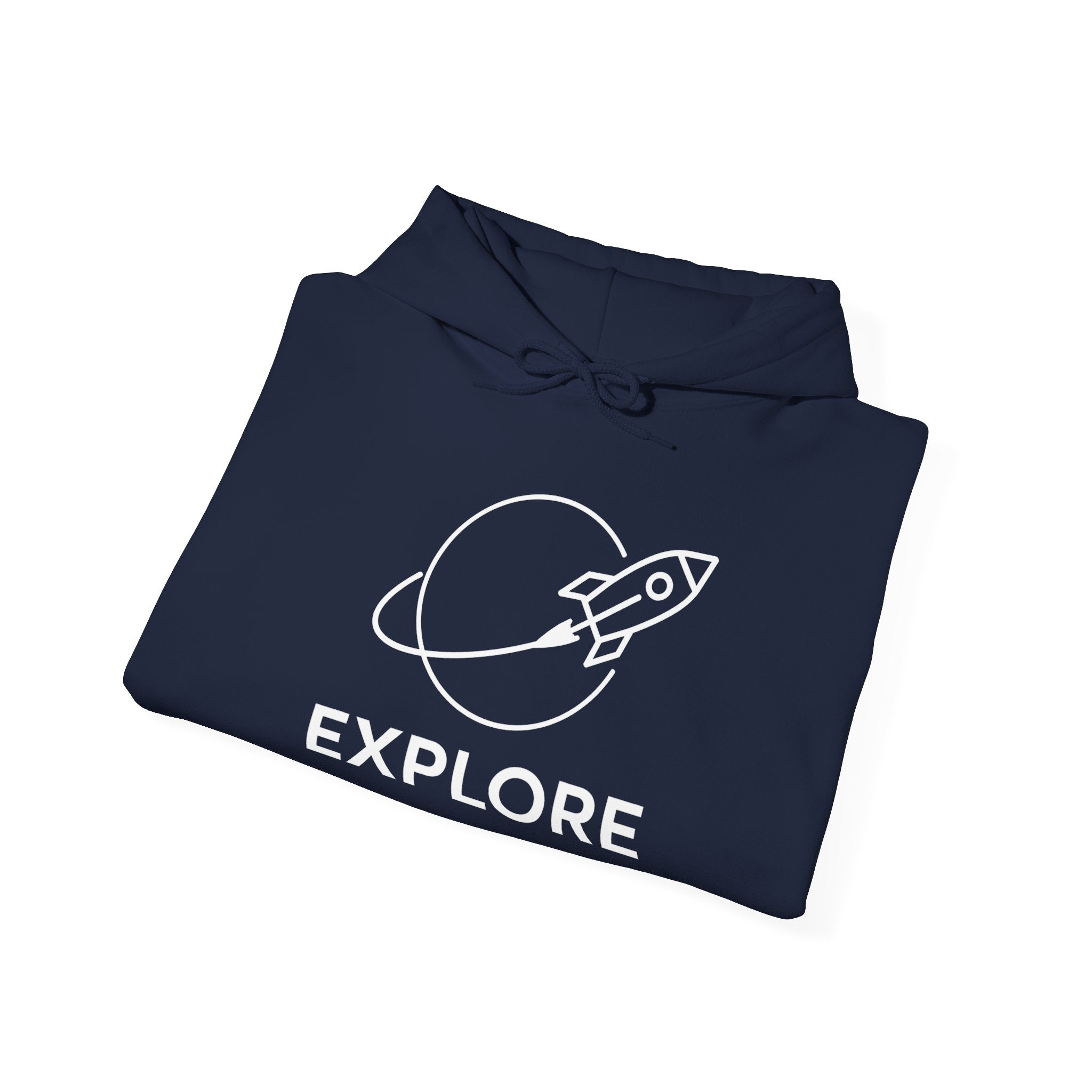 Explore Rocket Hoodie — Adventure Space Sweatshirt