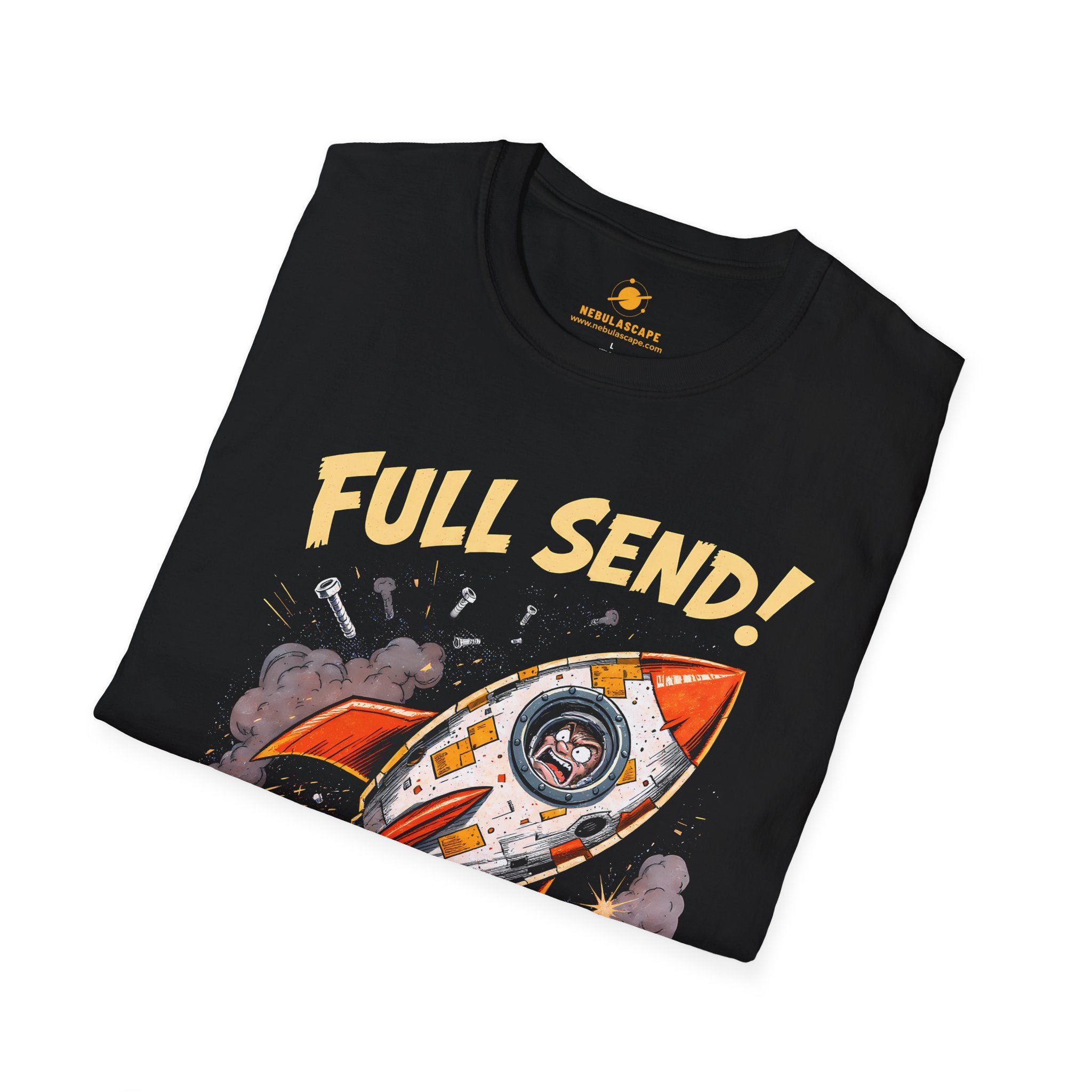 Full Send Rocket Launch Design 2 T-Shirt