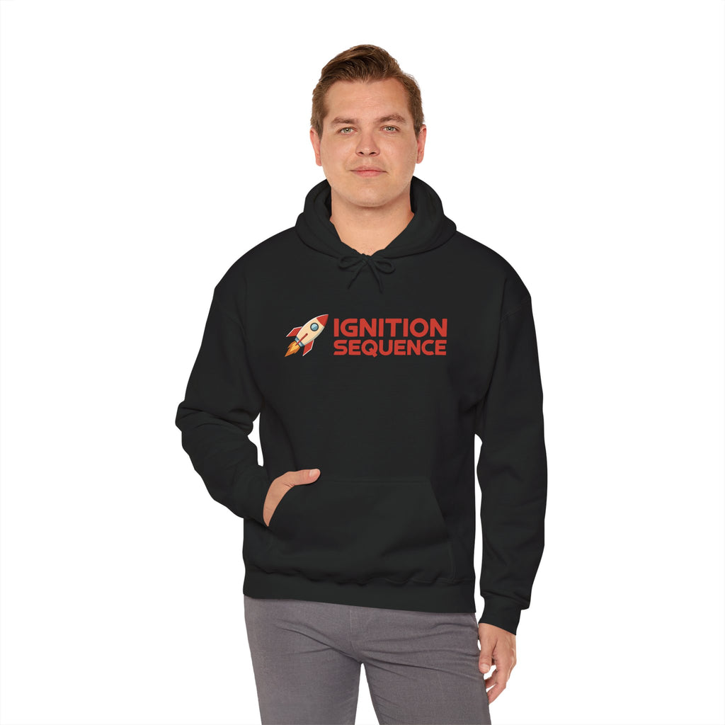 Ignition Sequence Hoodie — Rocket Logo Hooded Sweatshirt