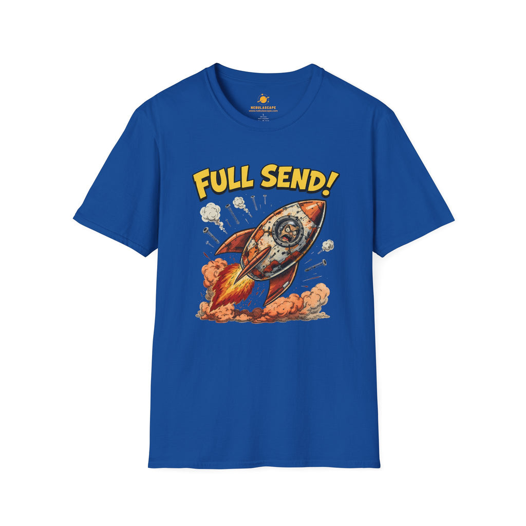 Full Send Rocket Launch T-Shirt