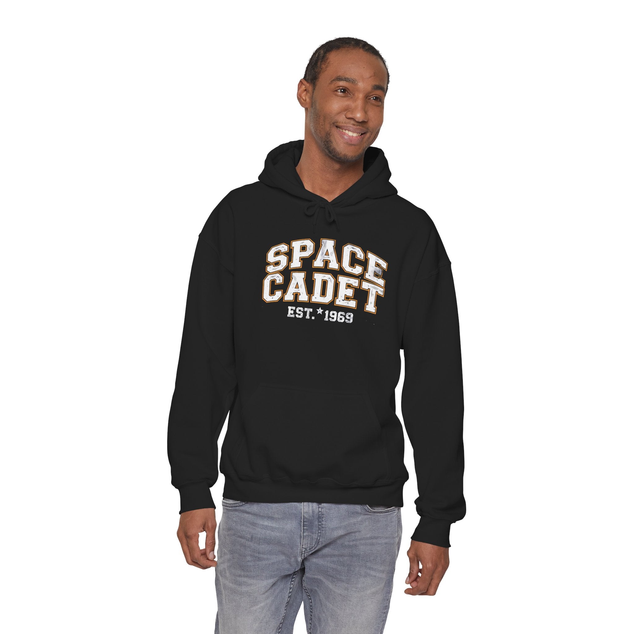Space Cadet Hoodie - 'Space Cadet Est. 1969' Vintage Astronaut Pullover