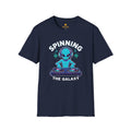 Spinning the Galaxy Alien DJ T-Shirt