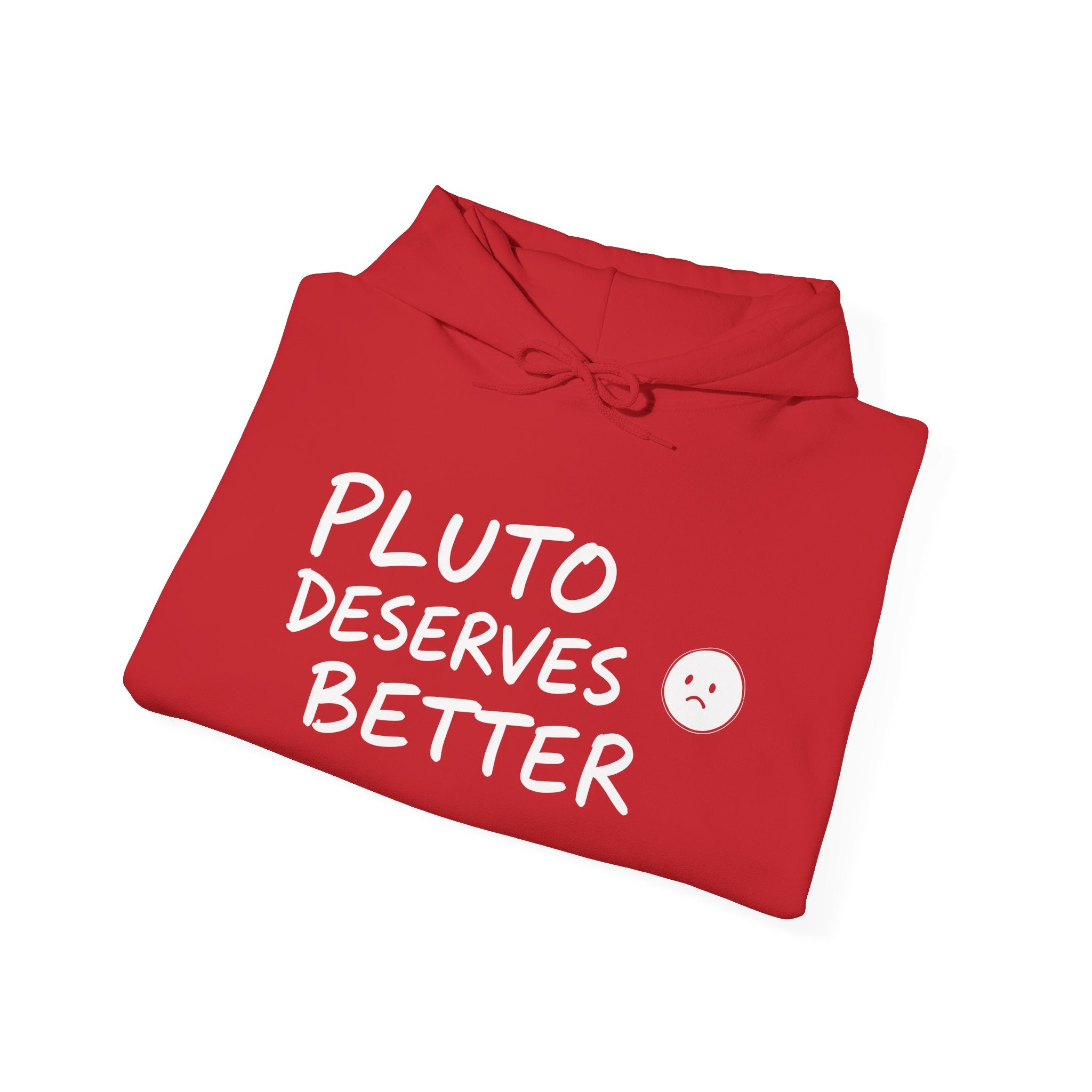 Pluto Deserves Better Hoodie – Cute Astronomy Protest Pullover