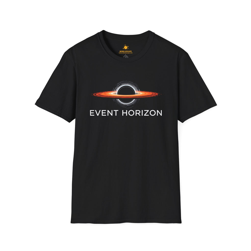 Event Horizon Black T-Shirt — Space Black Hole Graphic Tee