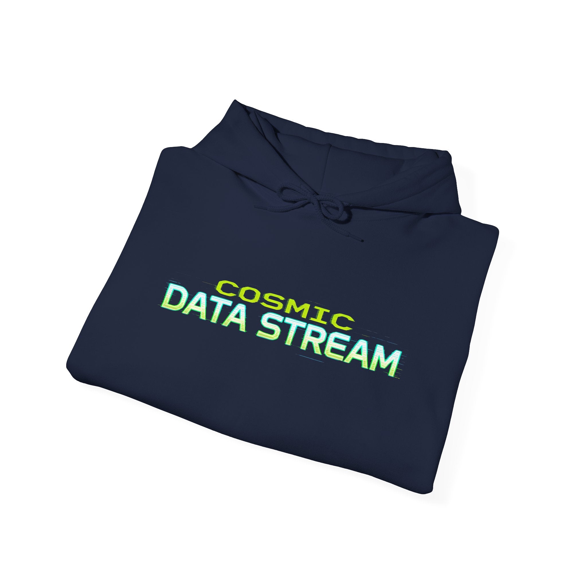 Cosmic Data Stream Hoodie – Futuristic Tech Graphic Pullover