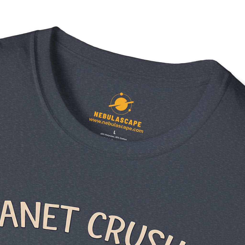 Planet Crusher Black Cat Playing T-Shirt