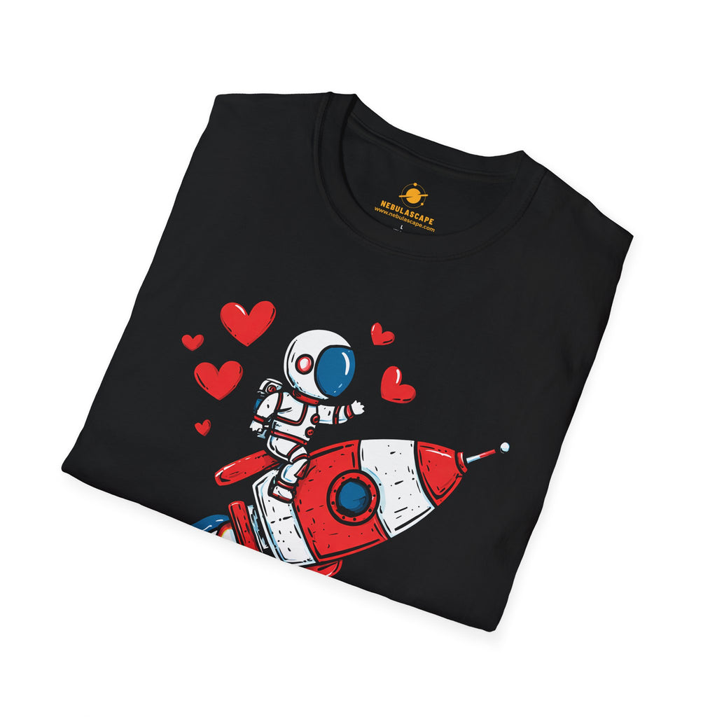 Astronaut Love T-Shirt — Cute Rocket Valentine Tee