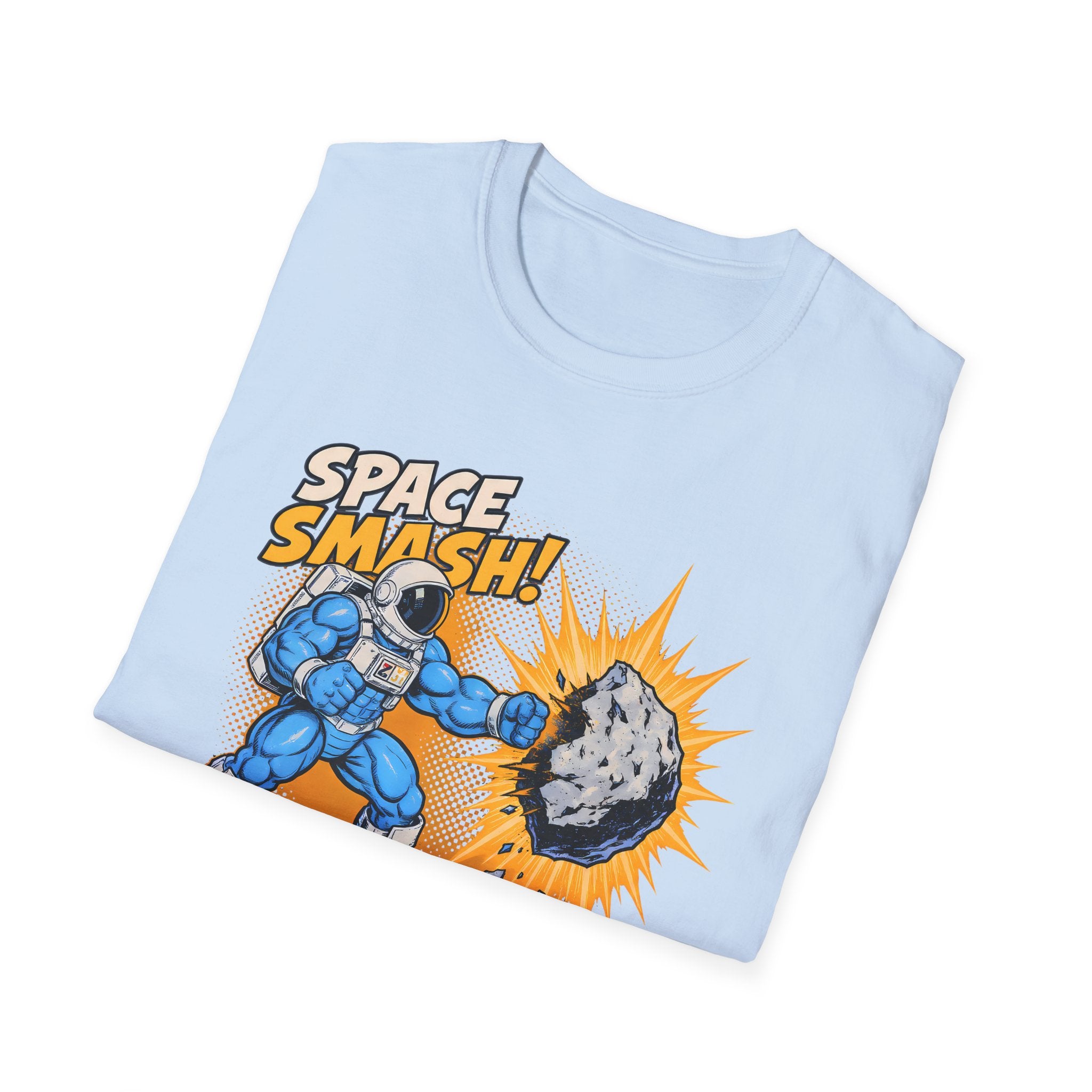 Space Smash Comic Style T-Shirt