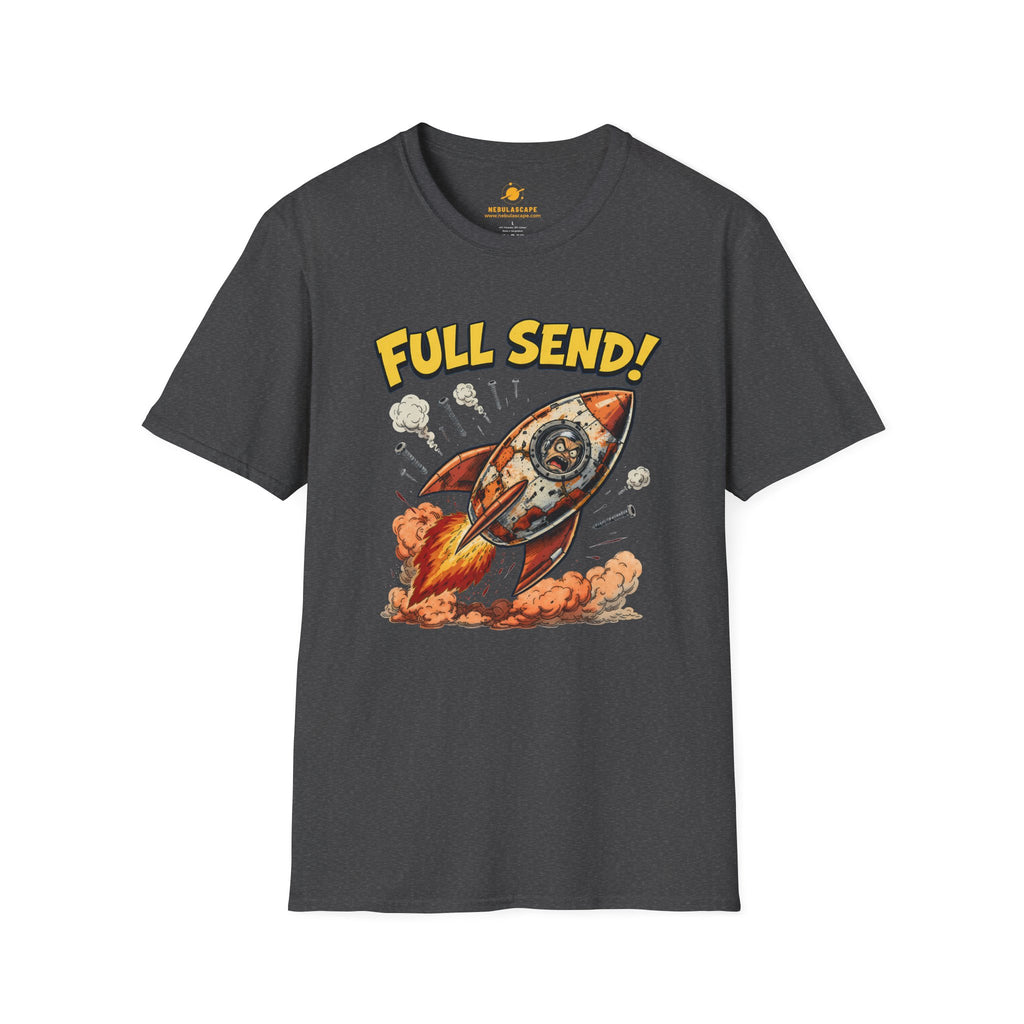 Full Send Rocket Launch T-Shirt