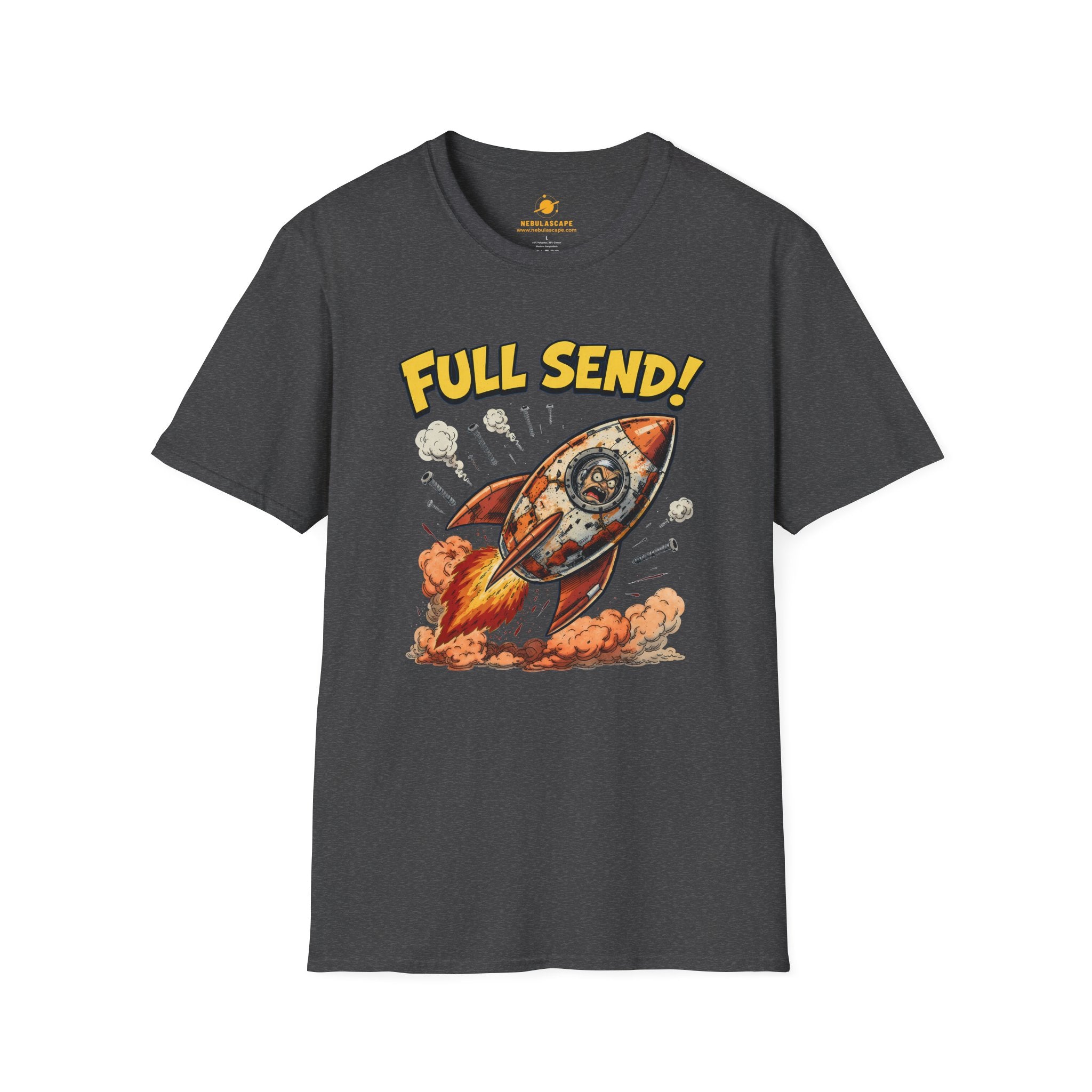 Full Send Rocket Launch T-Shirt