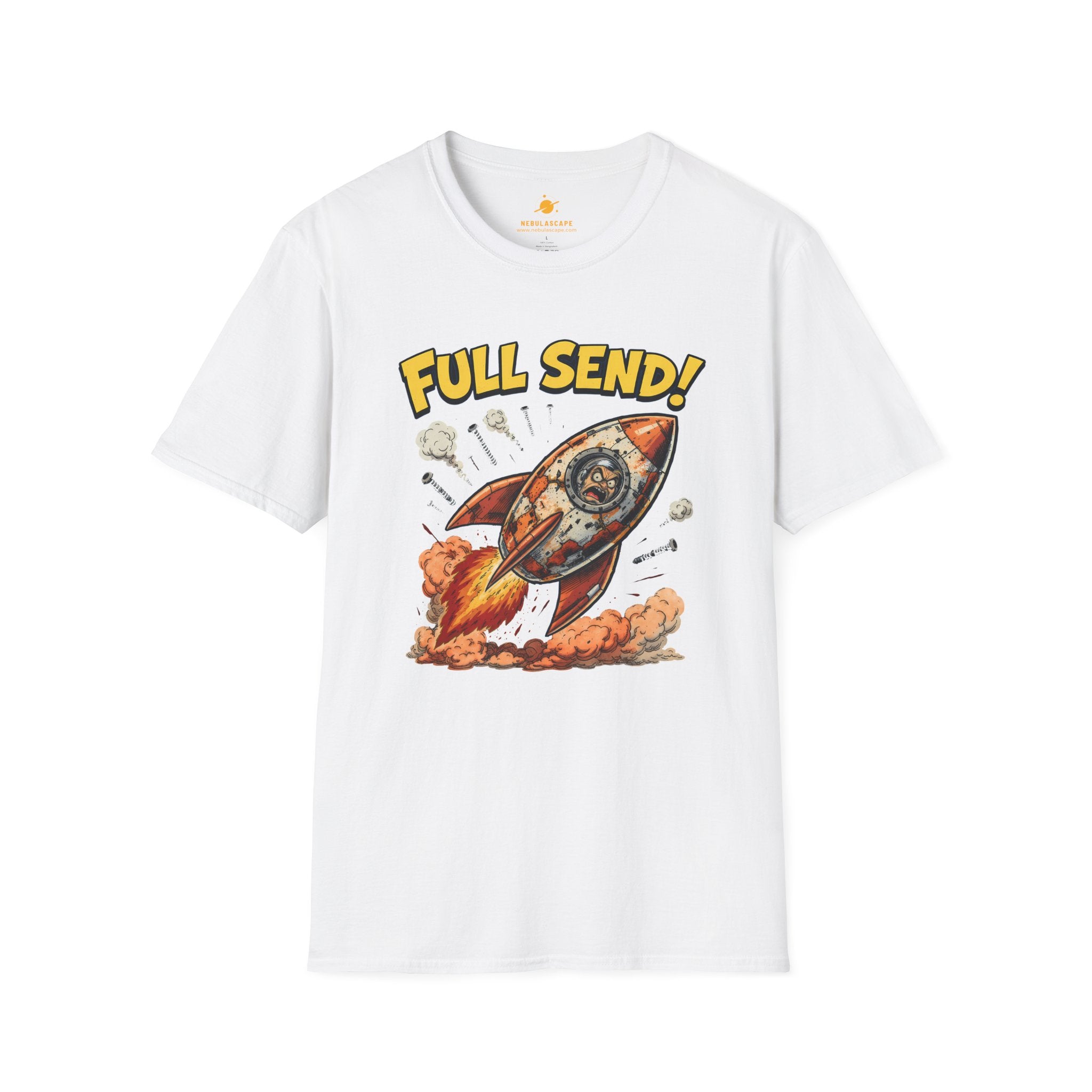 Full Send Rocket Launch T-Shirt