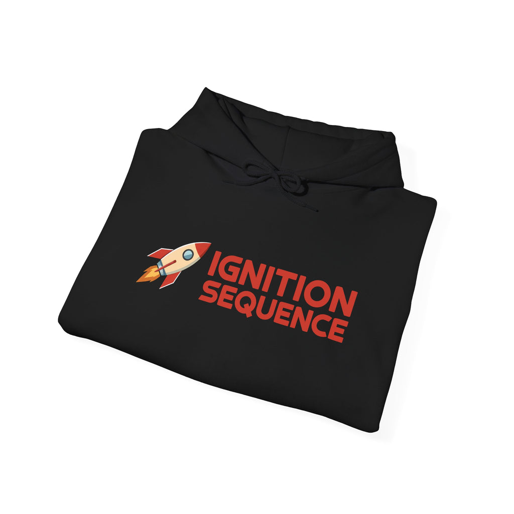 Ignition Sequence Hoodie — Rocket Logo Hooded Sweatshirt