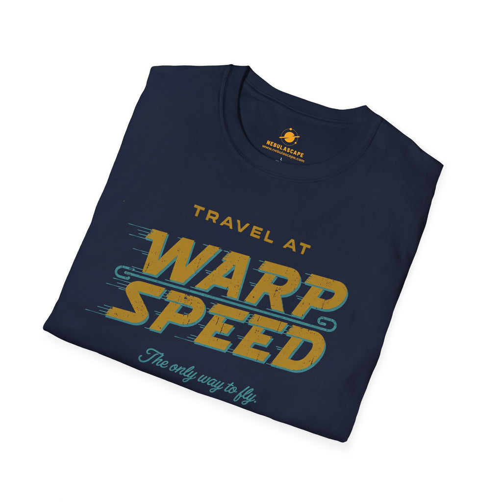 Warp Speed T-Shirt — Travel At Warp Speed Retro Graphic Tee