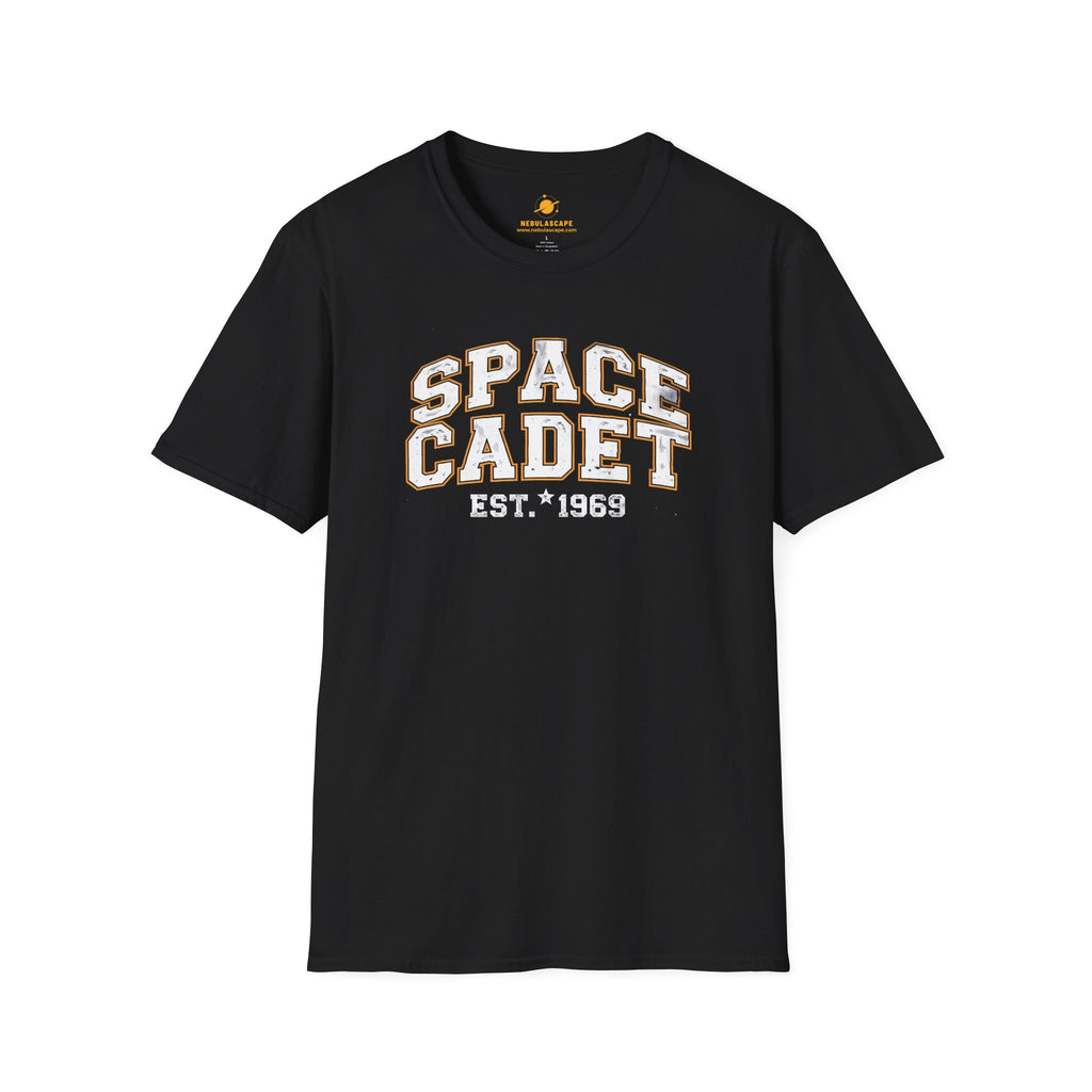 Space Cadet Graphic T-Shirt — Retro Astronaut Outline Tee