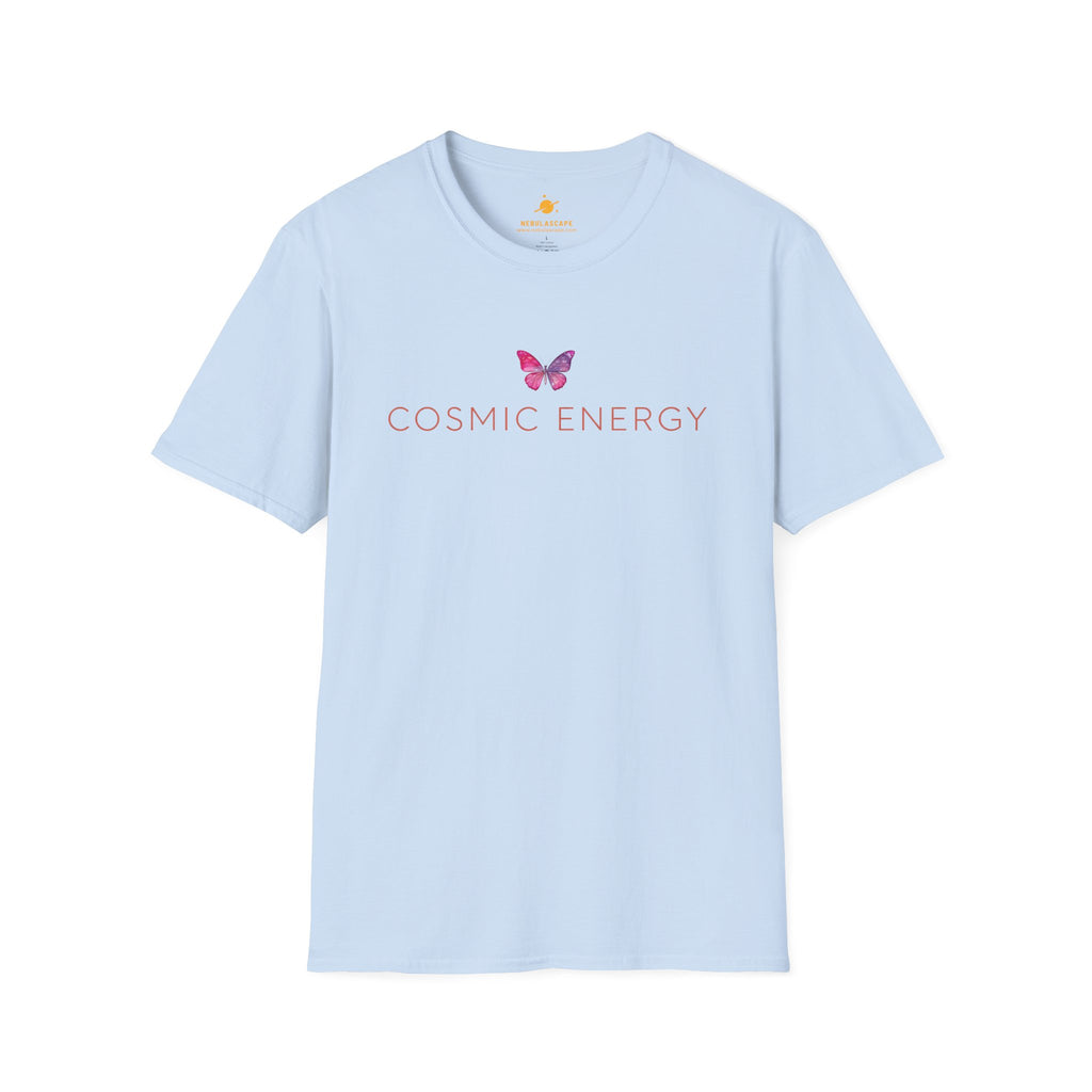 Cosmic Energy Butterfly Tee — Spiritual Graphic T‑Shirt