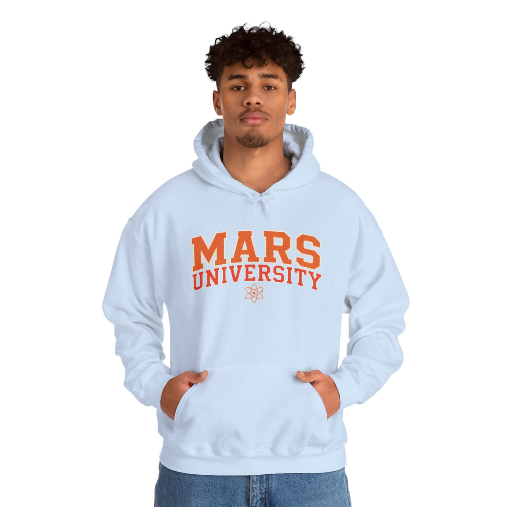 Mars University Hoodie – Retro Collegiate Graphic Pullover