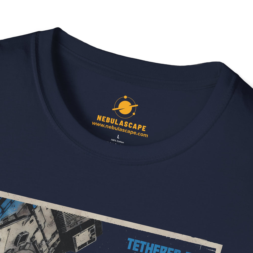 Astronaut T-Shirt — 'Tethered to the Void' Space