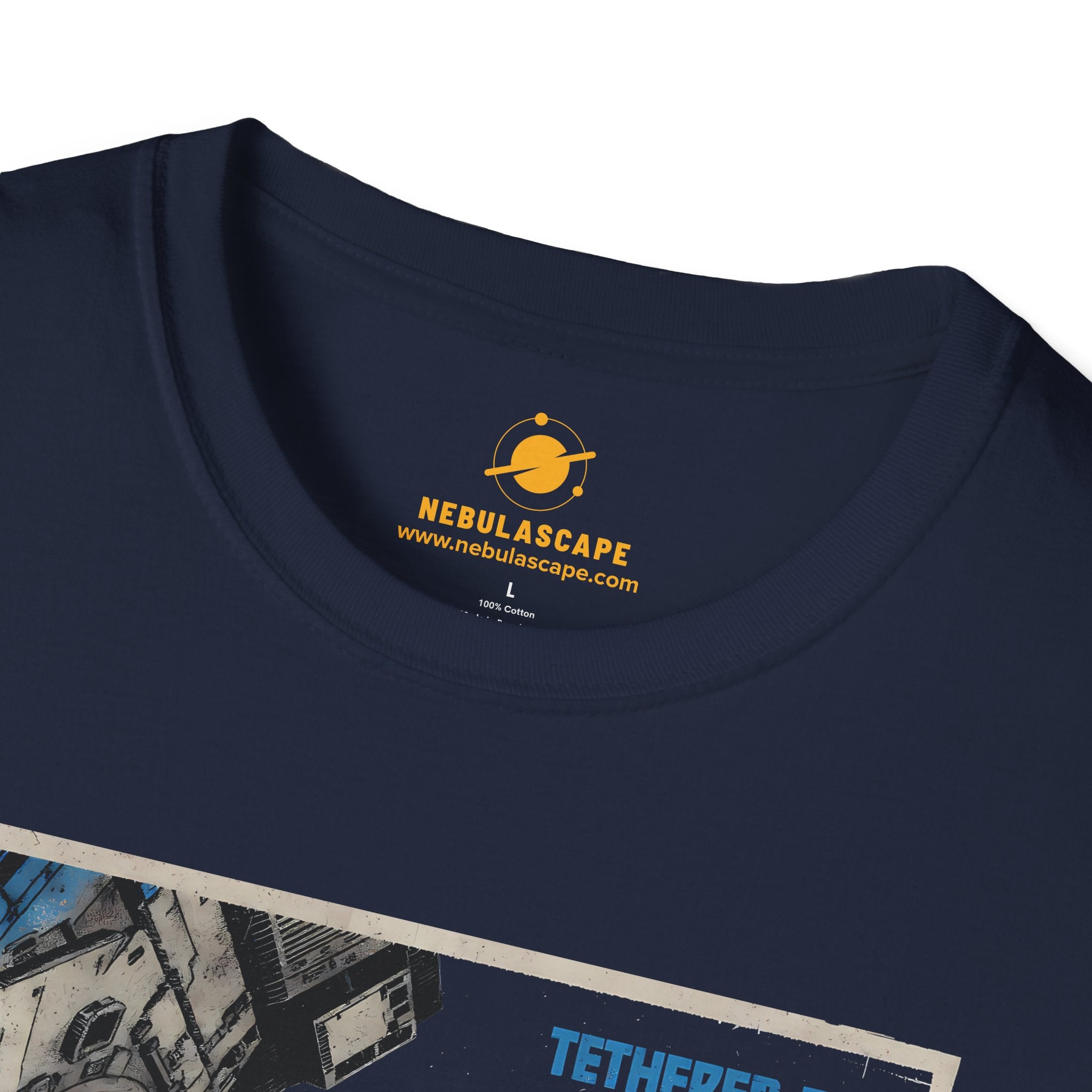Astronaut T-Shirt — 'Tethered to the Void' Space