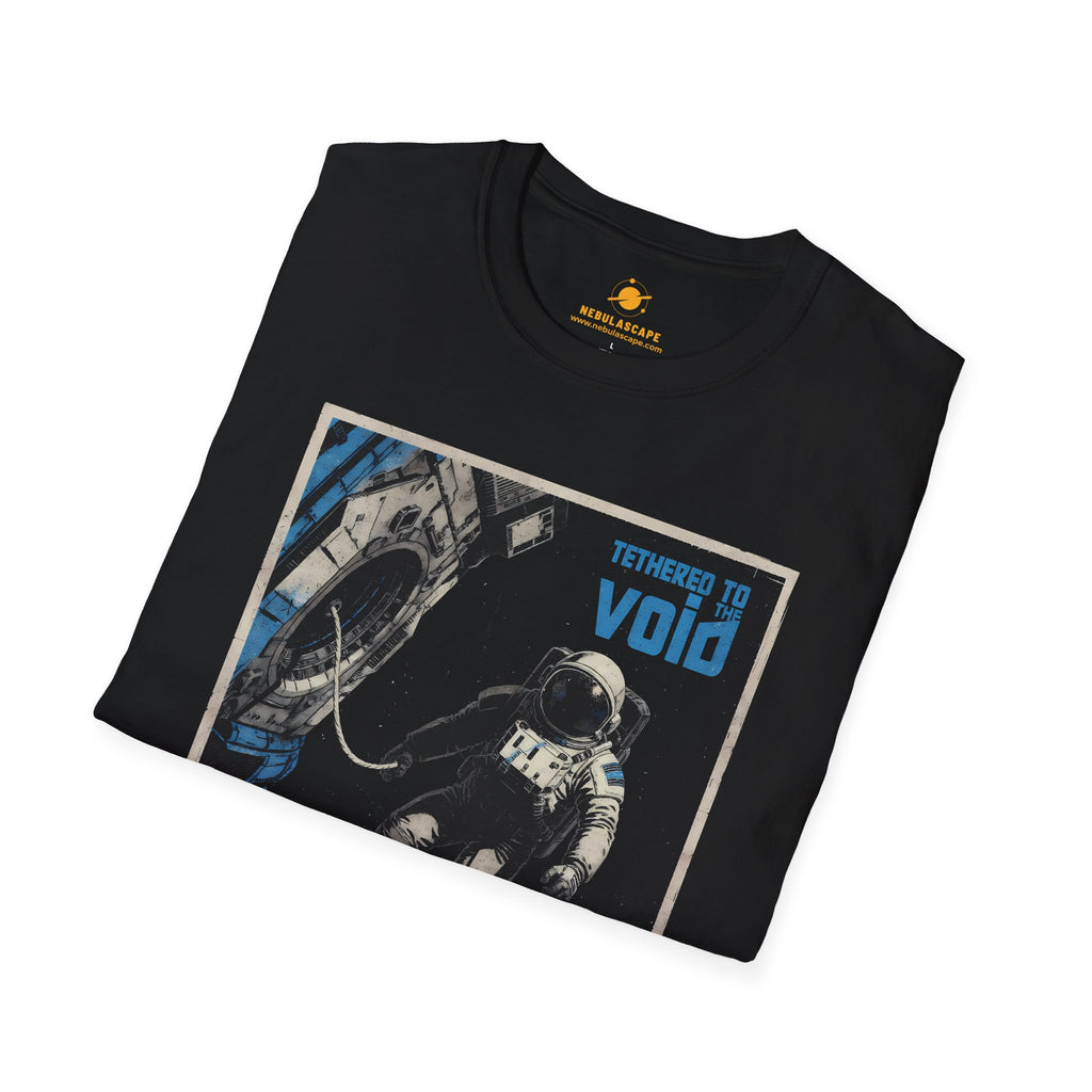 Astronaut T-Shirt — 'Tethered to the Void' Space