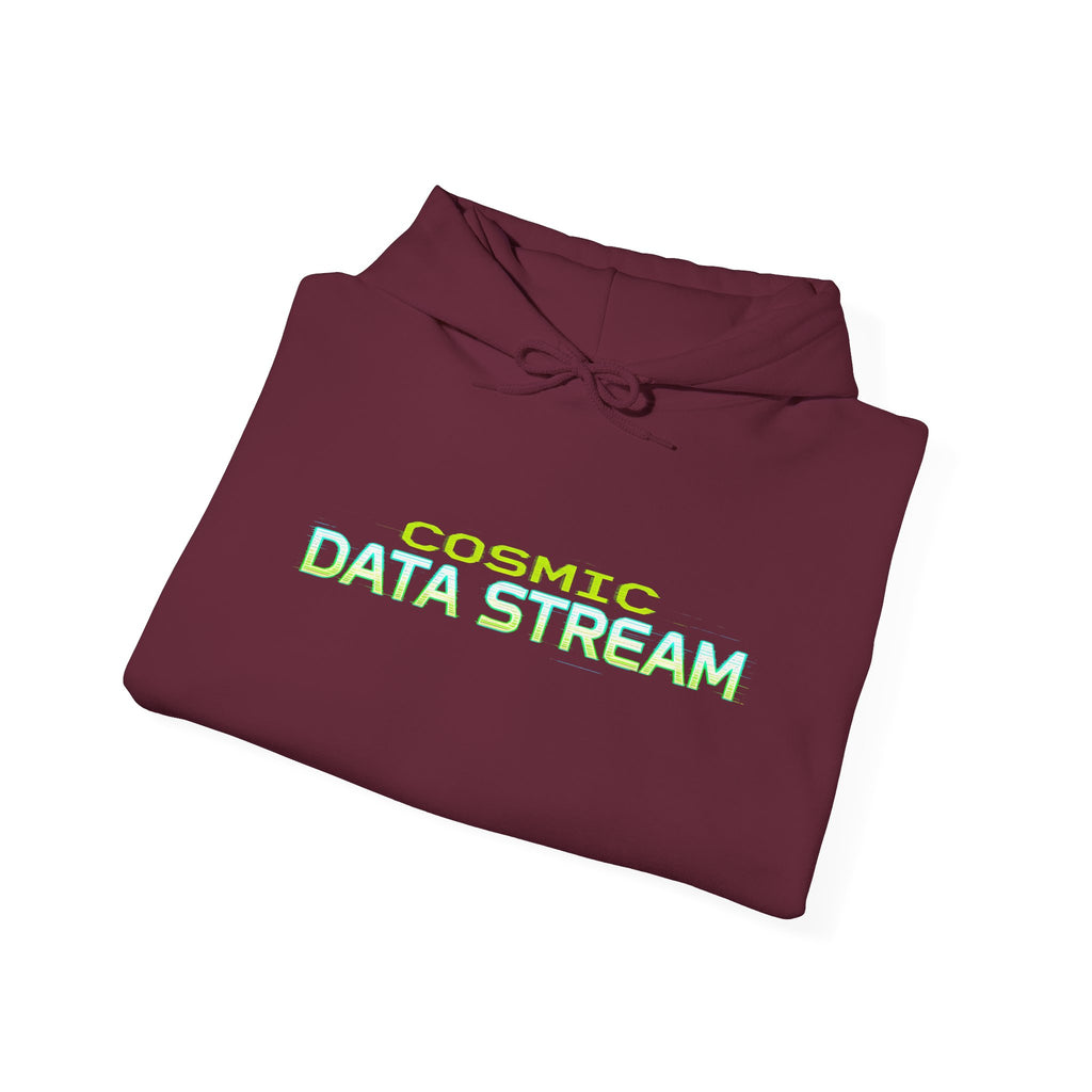 Cosmic Data Stream Hoodie – Futuristic Tech Graphic Pullover