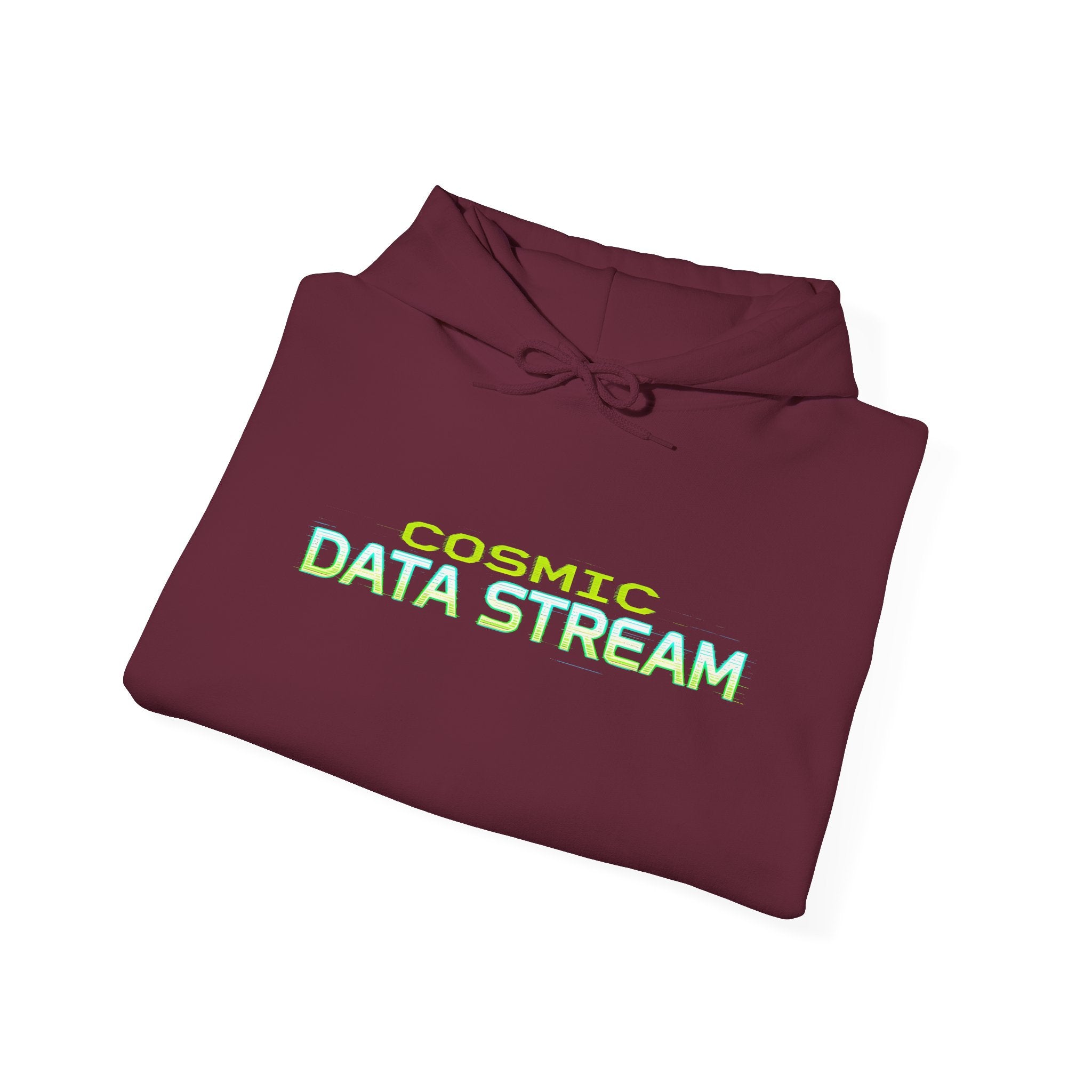 Cosmic Data Stream Hoodie – Futuristic Tech Graphic Pullover