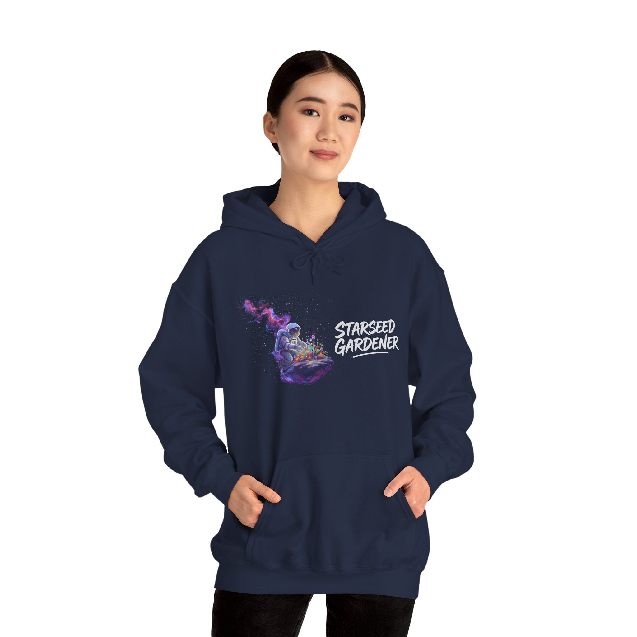 Starseed Gardener Hoodie — Cosmic Plant Lover Pullover