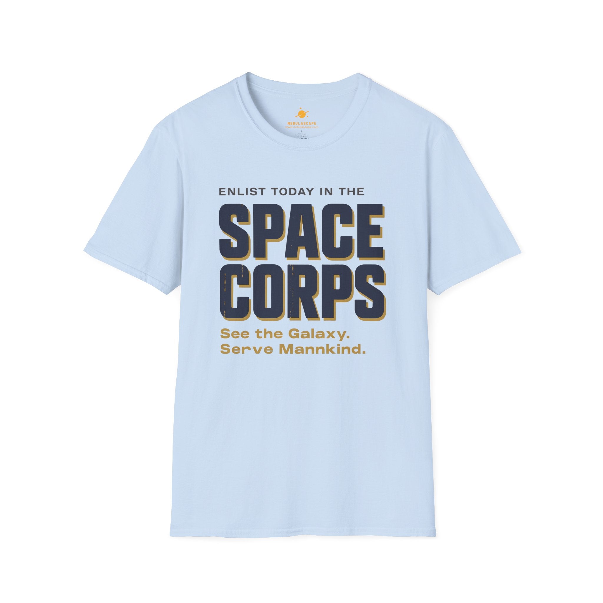 Space Corps T-Shirt – “See the Galaxy, Serve Mankind” Retro Sci‑Fi Tee