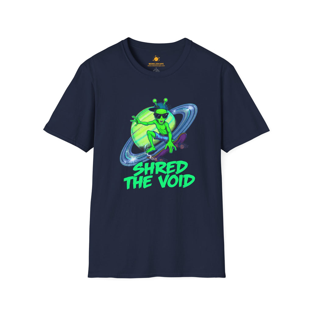 Shred The Void - Alien Skateboarder T-Shirt