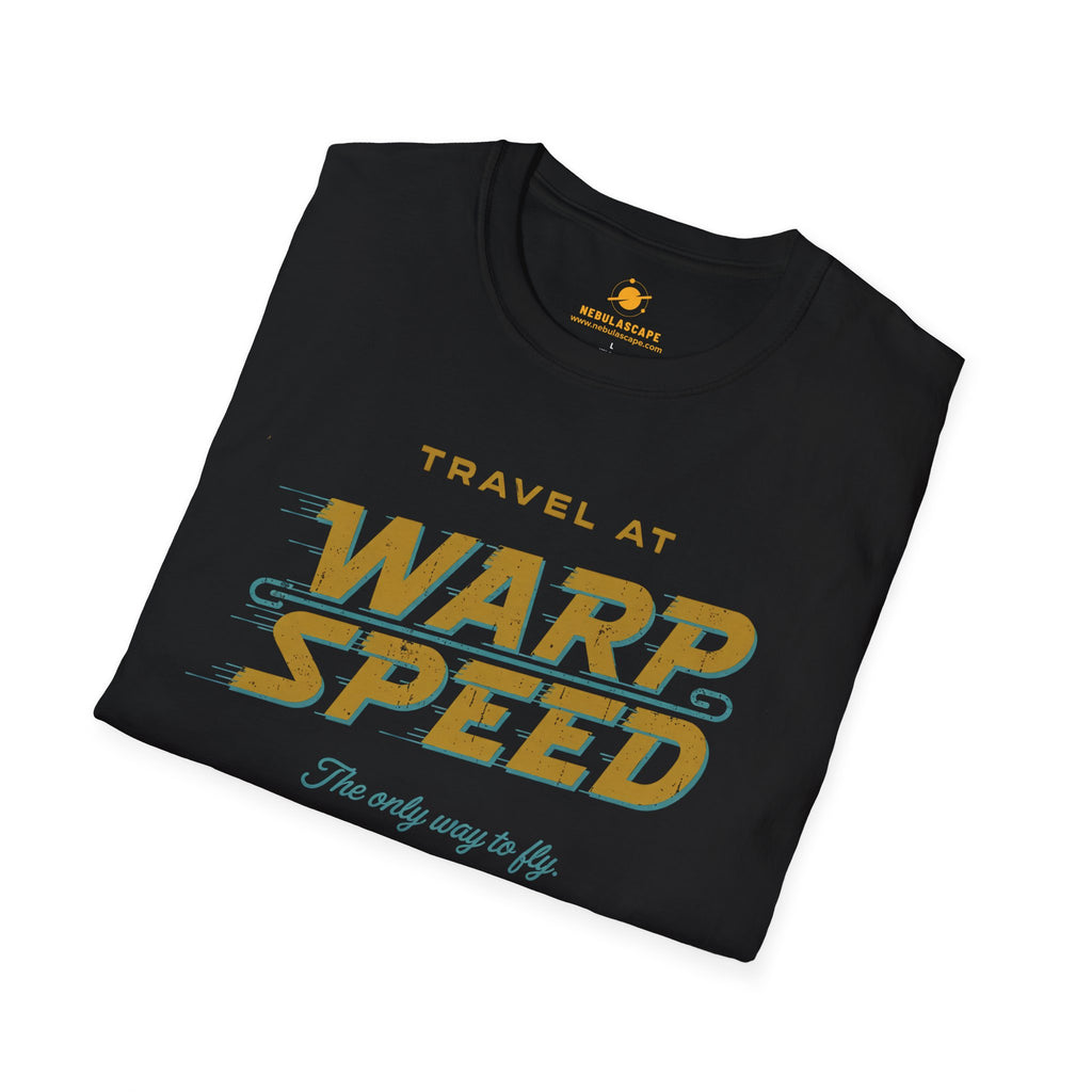 Warp Speed T-Shirt — Travel At Warp Speed Retro Graphic Tee