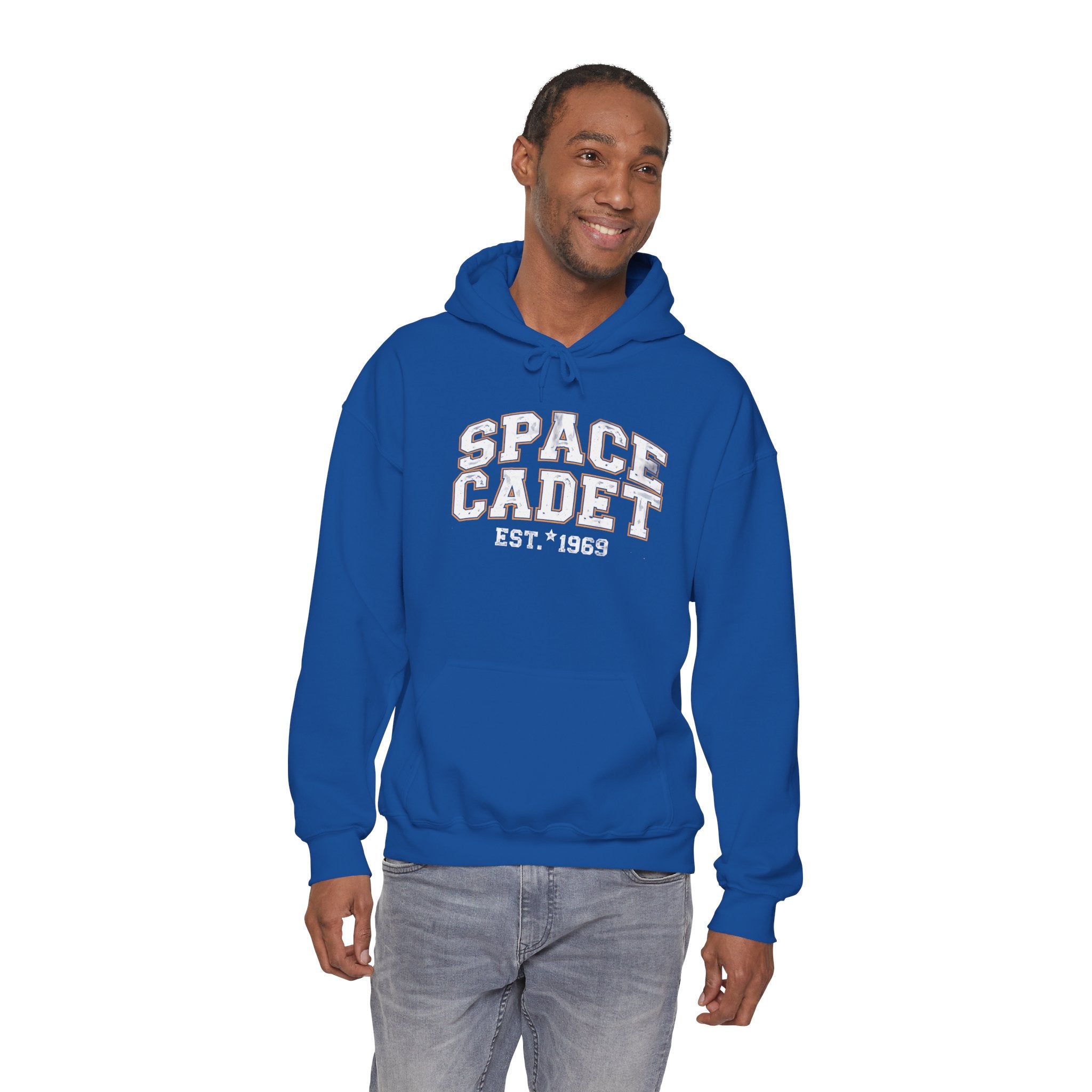 Space Cadet Hoodie - 'Space Cadet Est. 1969' Vintage Astronaut Pullover