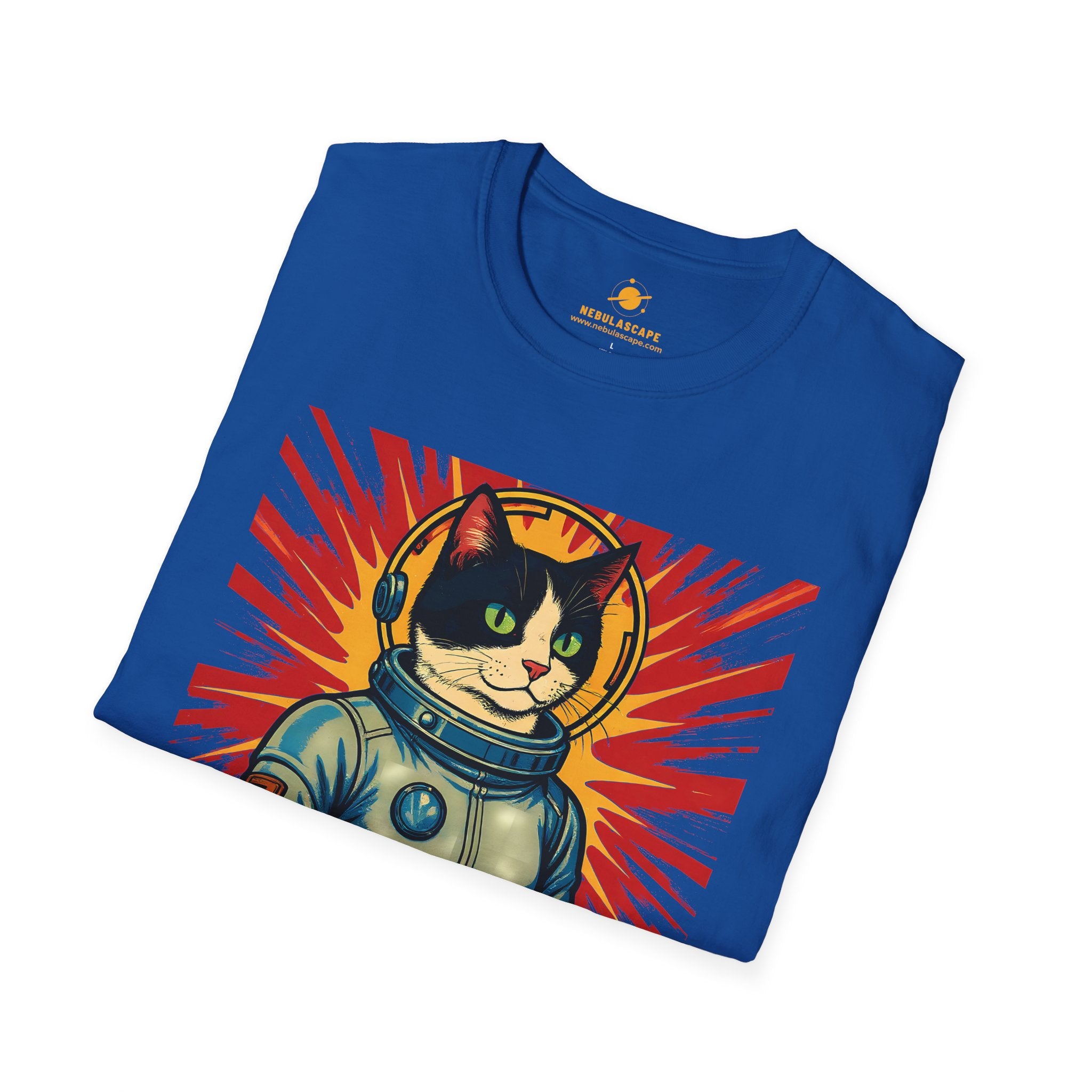 Astrocat Felicette T-Shirt — Retro Space Cat Graphic Tee