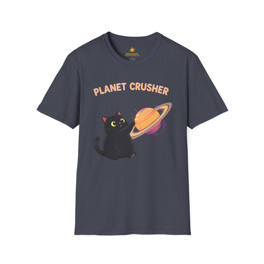Planet Crusher Black Cat T-Shirt