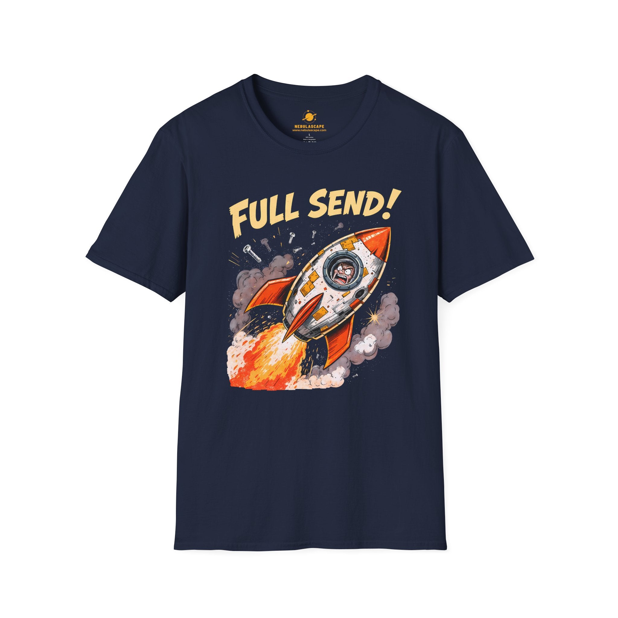 Full Send Rocket Launch Design 2 T-Shirt