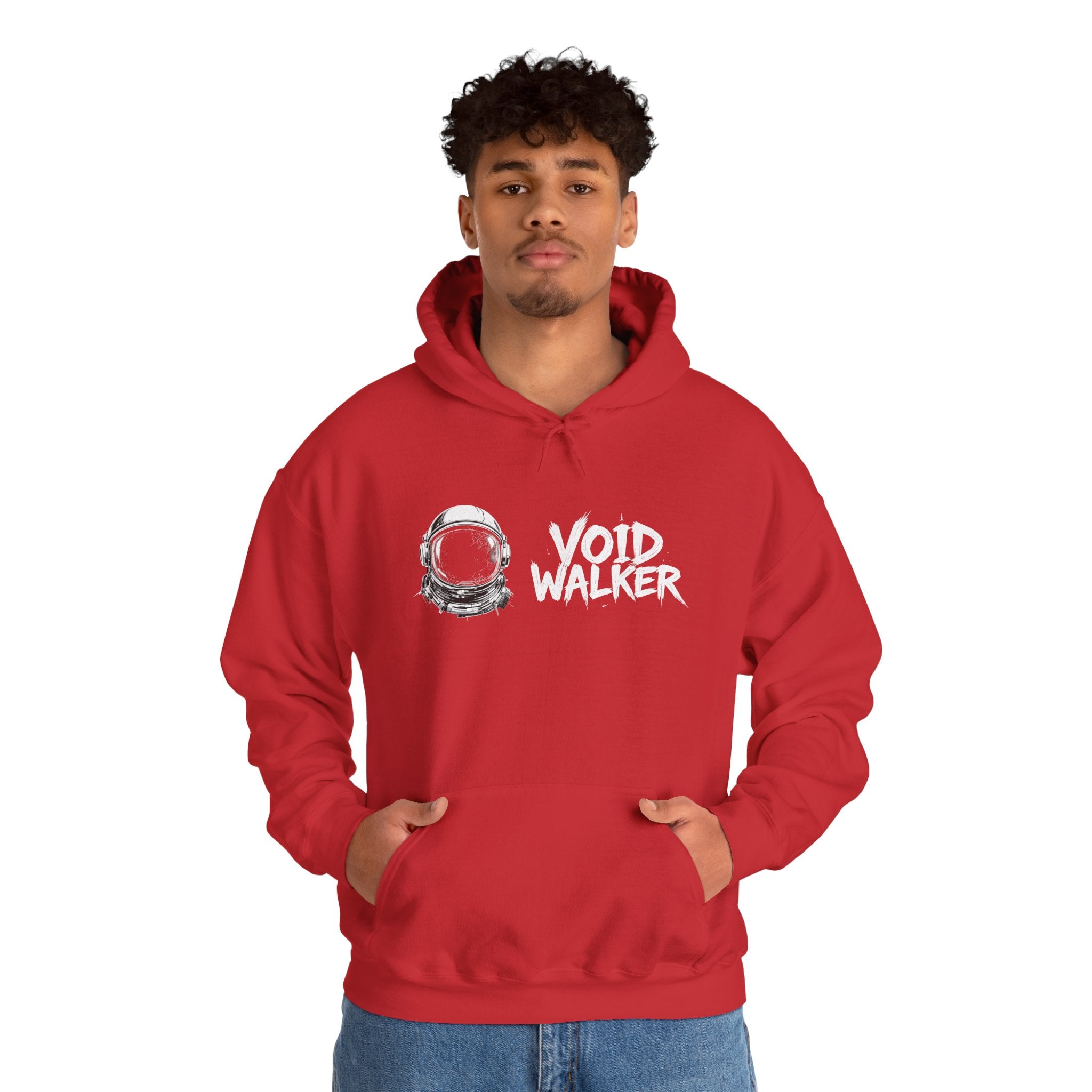 Void Walker Hoodie — Space Helmet Graphic Astronaut Pullover