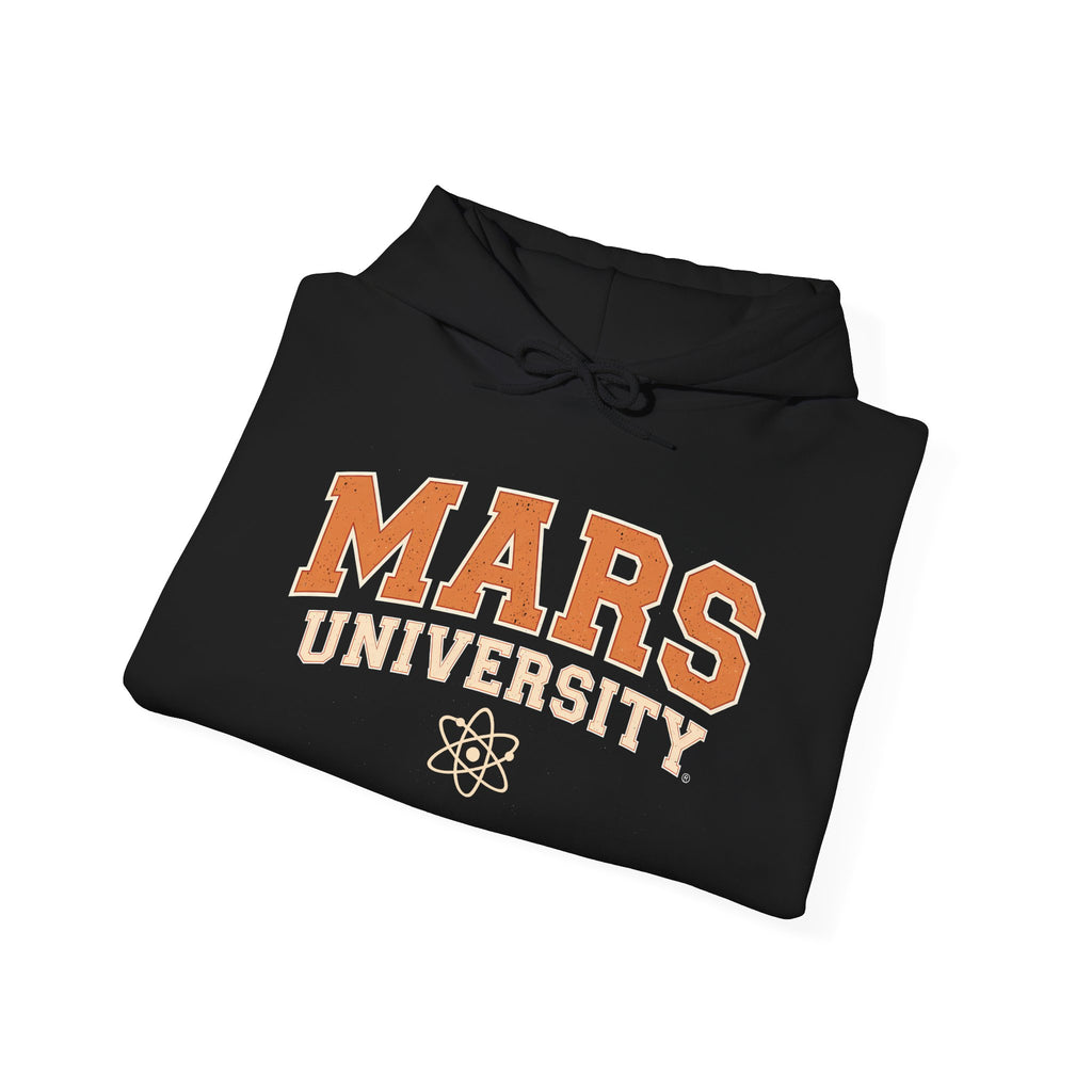 Mars University Hoodie — Retro Collegiate Space Sweatshirt