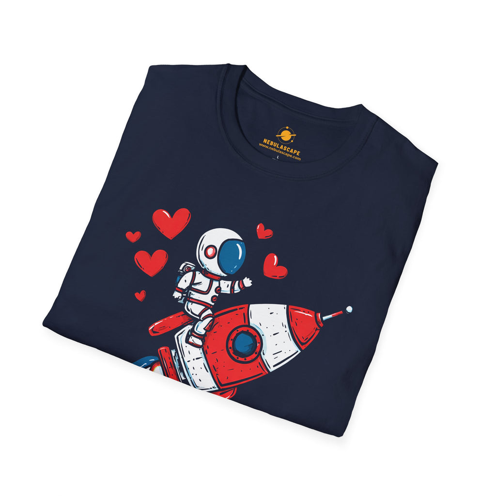Astronaut Love T-Shirt — Cute Rocket Valentine Tee