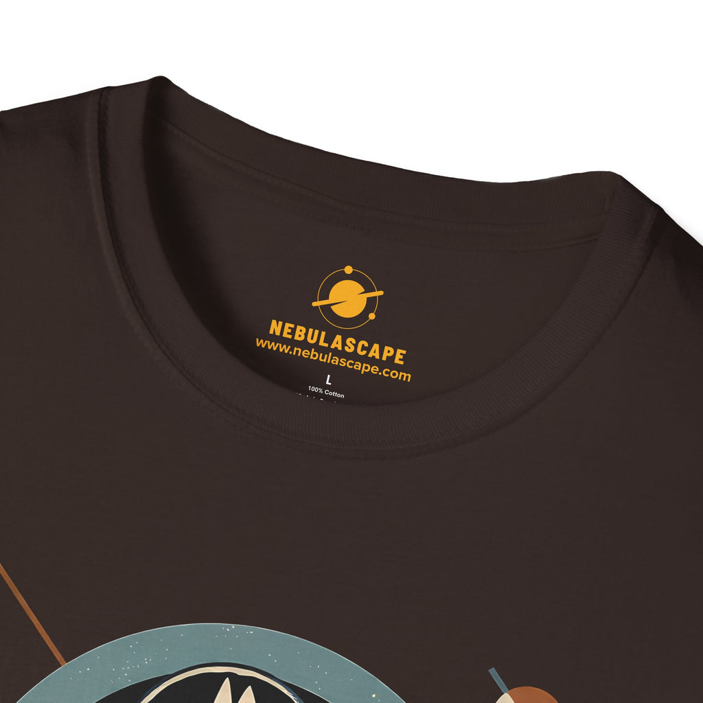 Orbital Pioneer Dog in Space T-Shirt