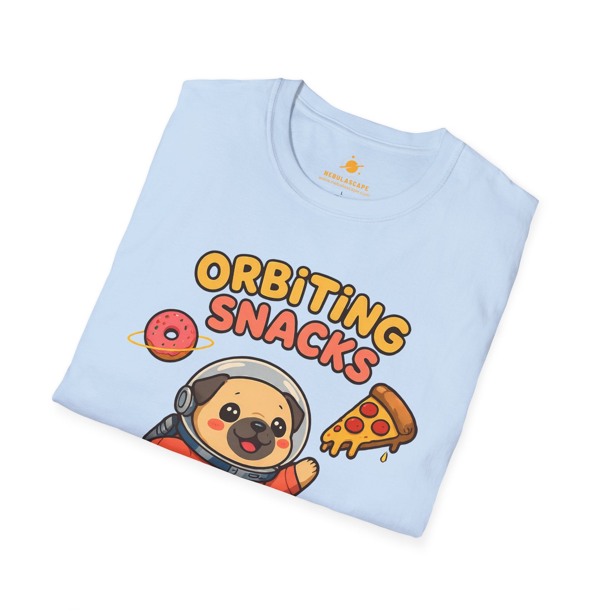 Orbiting Snacks Dog Astronaut T-Shirt