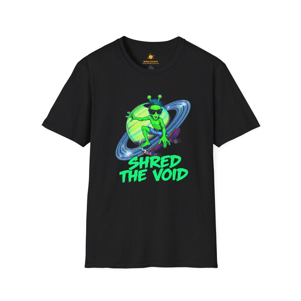 Shred The Void - Alien Skateboarder T-Shirt