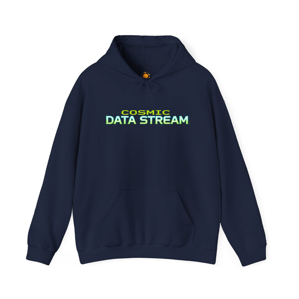 Cosmic Data Stream Hoodie – Futuristic Tech Graphic Pullover