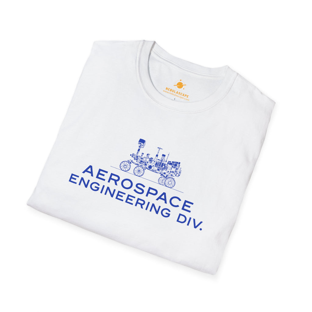 Aerospace Engineering Div. T-Shirt — Vintage Mars Rover Graphic Tee