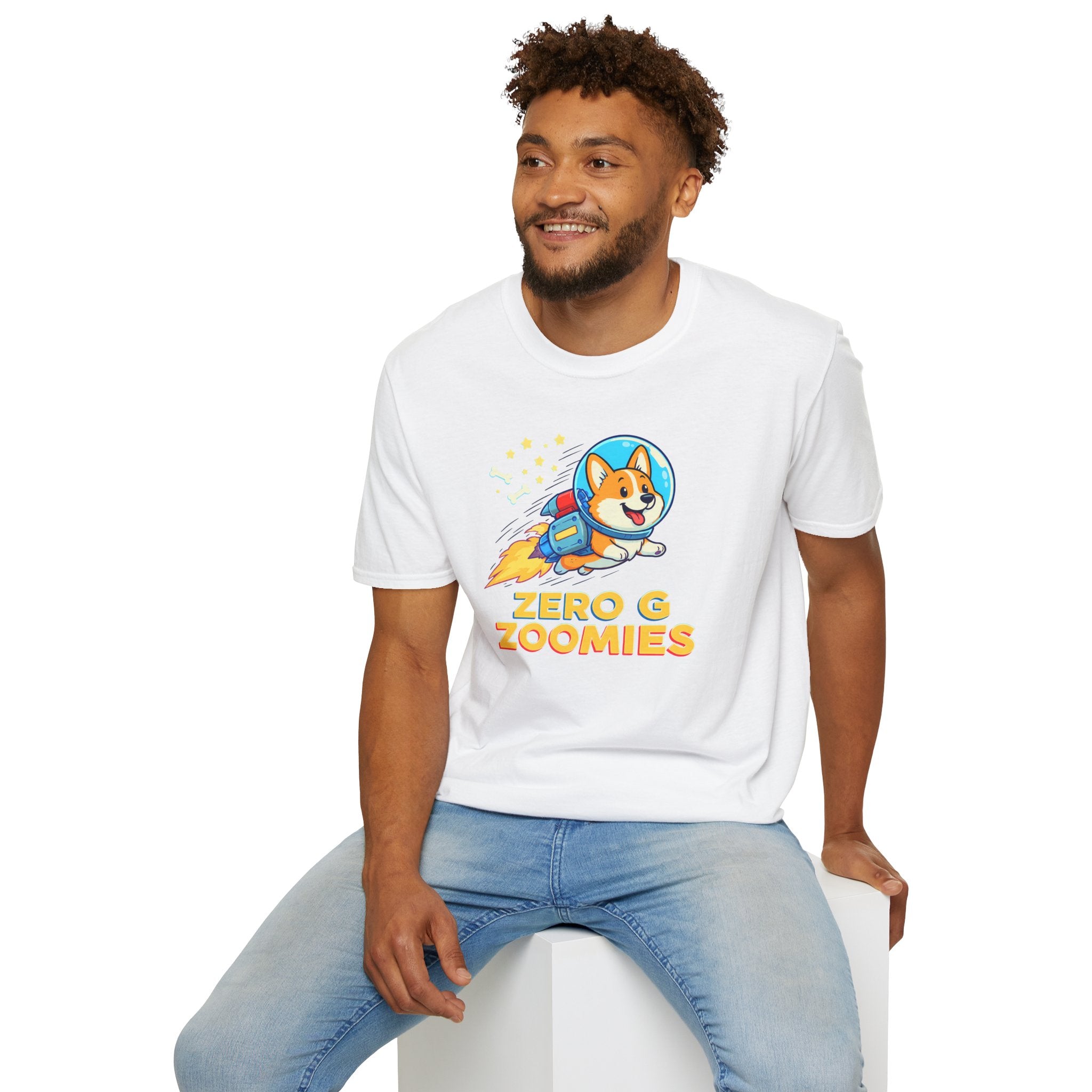 Zero G Zoomies Rocket Dog T-Shirt