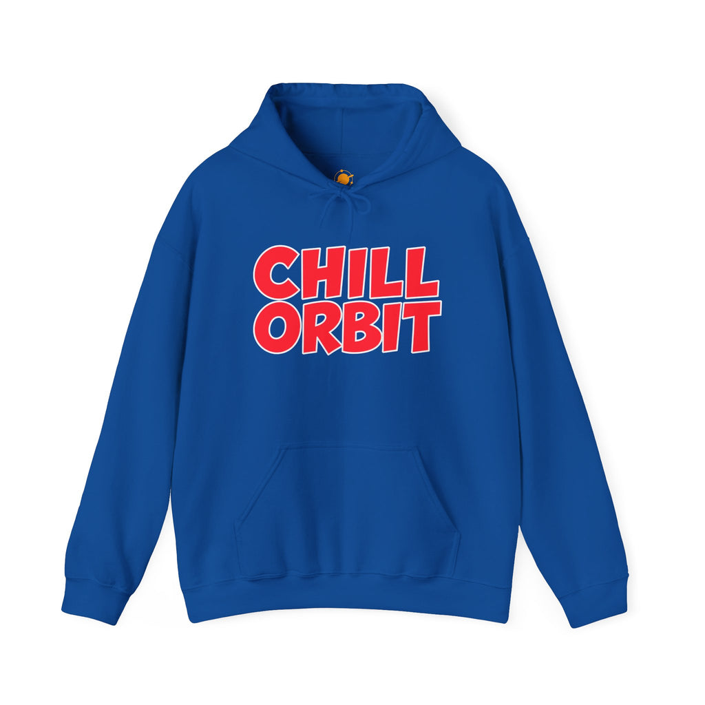 Chill Orbit Hoodie — Retro Bold Graphic Pullover