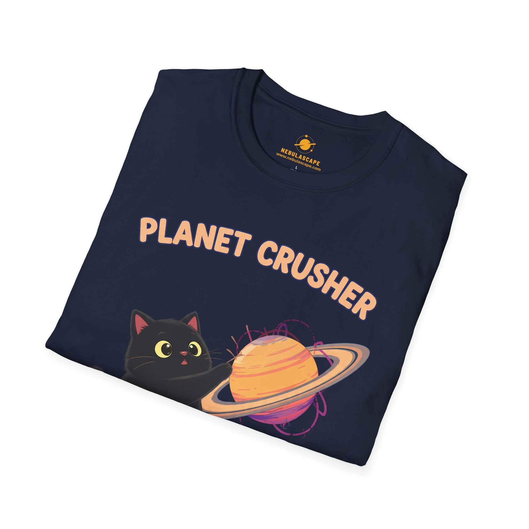 Planet Crusher Black Cat T-Shirt