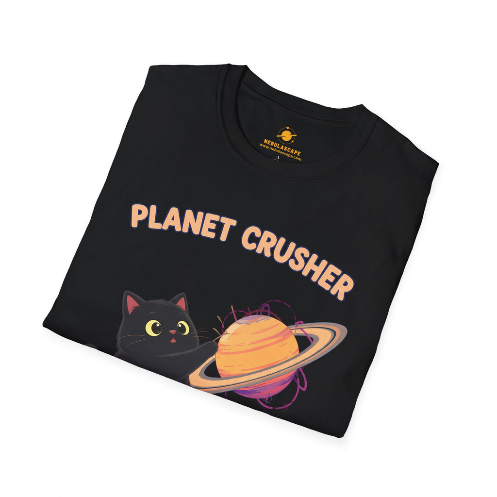 Planet Crusher Black Cat T-Shirt