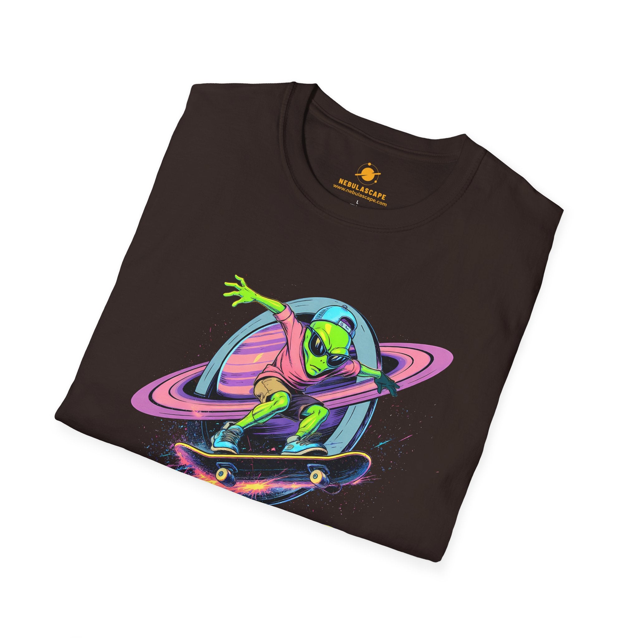 Shred The Void - Alien Skateboarder T-Shirt